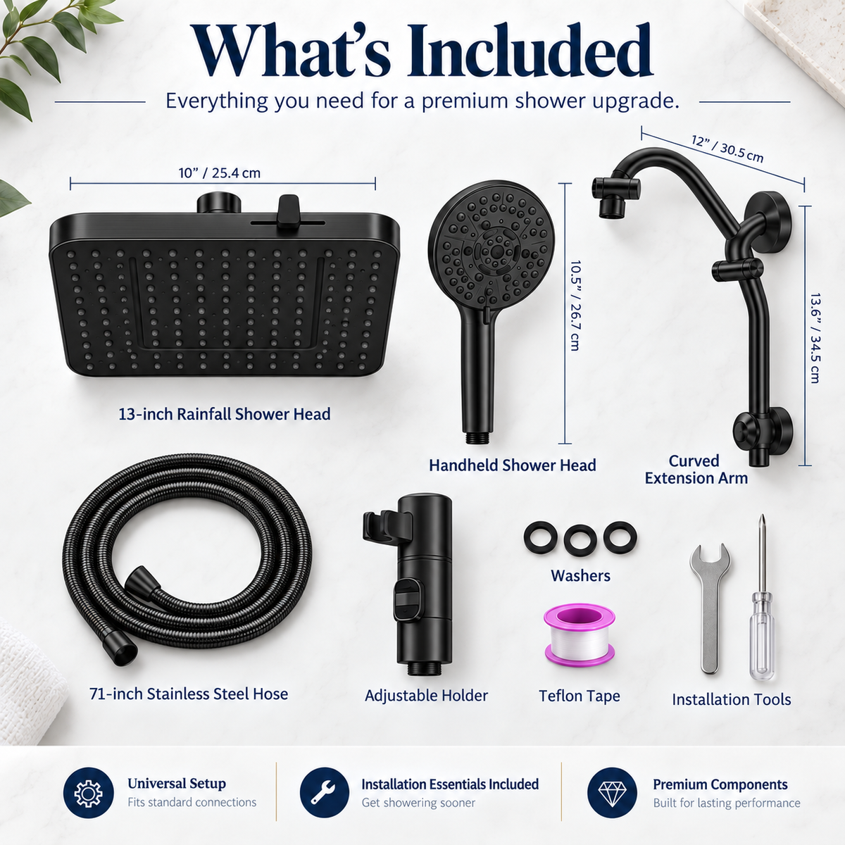 RainForest Shower Head